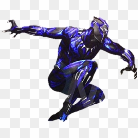 Black Panther Suit Png - Black Panther Glow Suit, Transparent Png - suit png images