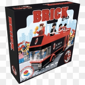 Brick Bus Ac Milan - Ac Milan Brick Bus, HD Png Download - ac bus png