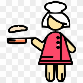 Need Cook/chef - Girl Cook Icon Png, Transparent Png - phool mala png
