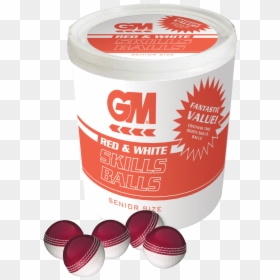 Gunn & Moore Skills Ball Bucket Of - Bat-and-ball Games, HD Png Download - cricket ball fire png