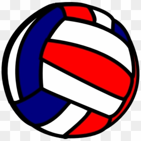 Volleyball Svg Clip Arts - Red And Blue Volleyball Clipart, HD Png Download - volleyball png images