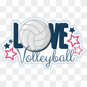 Design Svg Volleyball - Love Volleyball Clipart, HD Png Download - volleyball png images