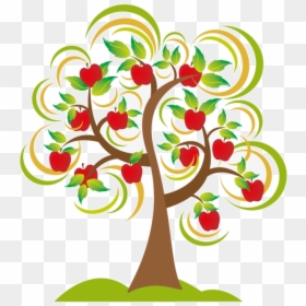 Transparent Apple Tree Clipart , Transparent Cartoons - Apple Tree Free Clipart, HD Png Download - nature clipart png