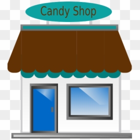Candy Shop Front Svg Clip Arts - Store Clipart Png, Transparent Png - shop clipart png