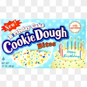 Cookie Dough Bites Birthday Cake 88g Front - Fête De La Musique, HD Png Download - birthday crackers png