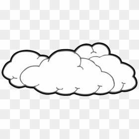 Cloud Clip Art Nature Cleanclipart Transparent Png - Cloudy Clipart Black And White, Png Download - nature clipart png