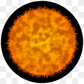 Orange,circle,yellow - Sun Planets Clipart, HD Png Download - hanuman.png