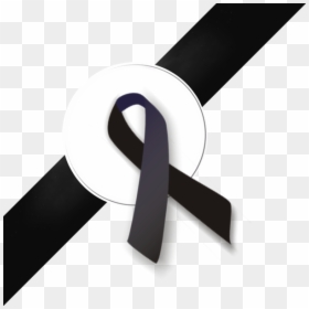 Black Ribbon Top Left - Black Ribbon Png Transparent, Png Download - ribbon hd png