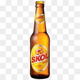Skol - Beer Bottle, HD Png Download - open beer bottle png