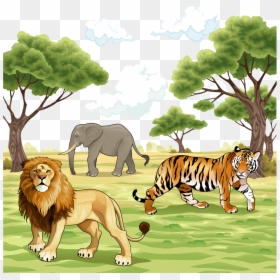 Animals In Nature Clipart , Transparent Cartoons - Animals In The Nature, HD Png Download - nature clipart png