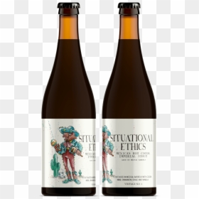 Mezcal Barrel Aged - Bottle, HD Png Download - open beer bottle png