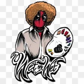 #deadpool #multicolor #movies #movie #funny #painting - Deadpool Funny Drawing, HD Png Download - deadpool movie png