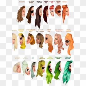 Lace Wig, HD Png Download - lady hair png