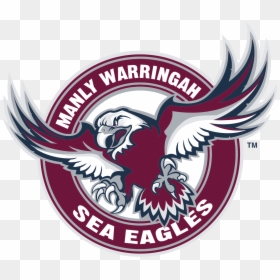 Manly Sea Eagles Logo, HD Png Download - eagle sitting png