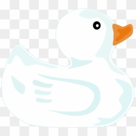 White Rubber Duck Png, Transparent Png - white duck png
