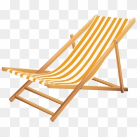 Chair Beach Clip Art - Beach Chair No Background, HD Png Download - chair png image