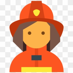 Transparent Fireman Clipart - Fireman Icon, HD Png Download - lady clipart png
