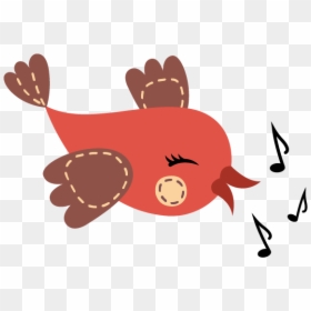 Cartoon Bird Singing Png Download - Bird Singing Png, Transparent Png - singing images png