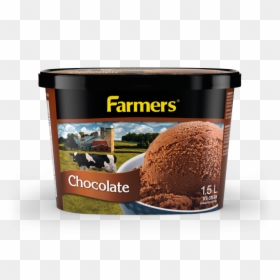 Transparent Chocolate Ice Cream Png - Farmers Chocolate Ice Cream, Png Download - kulfi ice cream png