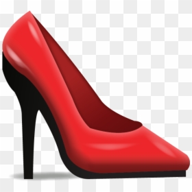 Basic-pump - Heel Emoji Png, Transparent Png - female shoes png