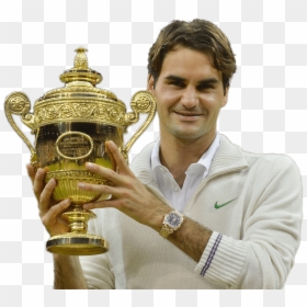 Roger Federer Wimbledon Cup - Wimbledon Final Federer Trophy, HD Png Download - roger federer png
