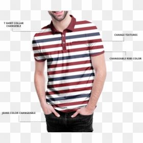 T Shirt Mockup Bundle With Doll Model And Male Models - Polo Shirt, HD Png Download - shirt png for photoshop