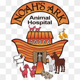 Noah"s Ark Animal Hospital - Noah's Ark Clip Art Dog And Cat, HD Png Download - noah's ark png