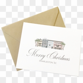 Charleston Christmas Card - Envelope, HD Png Download - christmas cards png