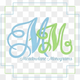 Calligraphy, HD Png Download - monogram frame png