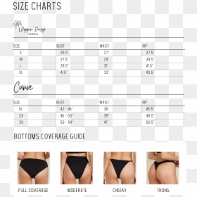 Bikini Bottom Style Chart, HD Png Download - seamless lace png