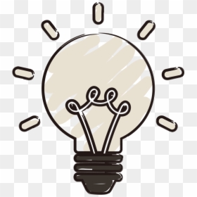Photography Illustration Light Bulb - Think Light Bulb Clip Art, HD Png Download - bulb illustration png
