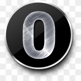 Transparent Number 0, HD Png Download - 3d buttons png