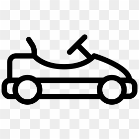 Go Kart Icon - Go Kart Easy Drawing, HD Png Download - kart png
