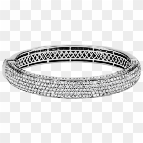 Pave Diamond Bracelet, HD Png Download - diamond bangles png