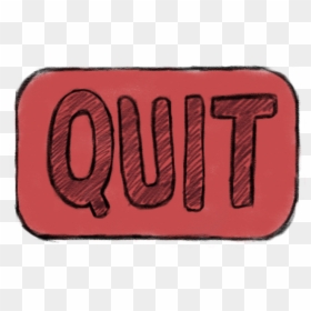 Quitbutton - Sprite Button Quit Game, HD Png Download - 3d buttons png
