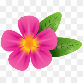Pink Vector Tropical Flowers Seamless Pattern - Plumeria Flower Clip Art Free, HD Png Download - pink vector flowers png