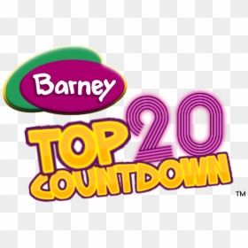 Barney Top 20 Countdown Logo, HD Png Download - barney logo png