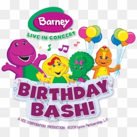 Barney Live In Concert Birthday Bash Barney, HD Png Download - barney logo png