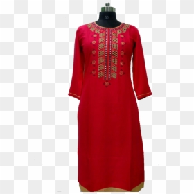 Women"s Cotton Kurti - Day Dress, HD Png Download - ladies kurti png