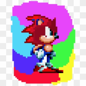 Sonic Mania Sonic Sprite, HD Png Download - sonic face png