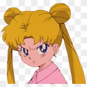 Sailor Moon Manga Angry, HD Png Download - sailor moon png