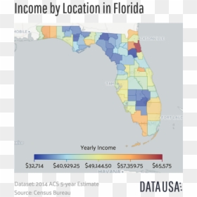 Income By Location In Florida, HD Png Download - location png