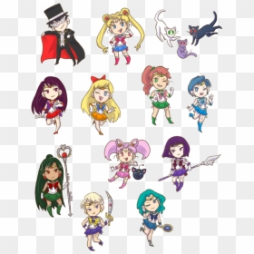 Sailor Moon Character Stickers, HD Png Download - sailor moon png