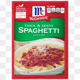 Mccormick Thick And Zesty Spaghetti Sauce Mix, HD Png Download - spaghetti png