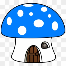 Cartoon Mushroom House, HD Png Download - mushroom png