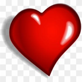 Red Heart Png, Transparent Png - heart clipart png
