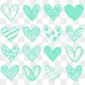 Black And White Hearts Clipart, HD Png Download - heart clipart png