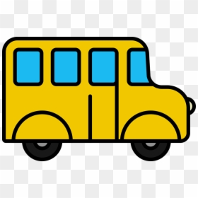 School Van Icon, HD Png Download - school bus png