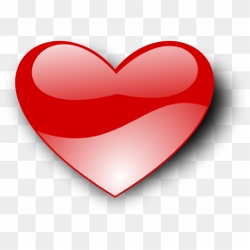 Red Heart With Transparent Background, HD Png Download - heart clipart png
