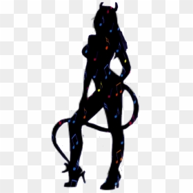 Transparent Sexy Devil Png, Png Download - woman silhouette png